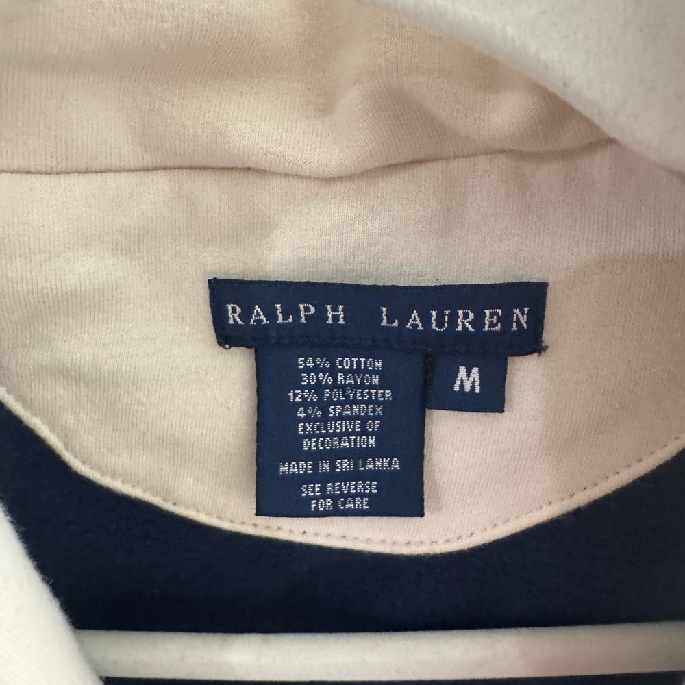 Ralph Lauren Blazer in Navy and Cream - Picture 3 of 3